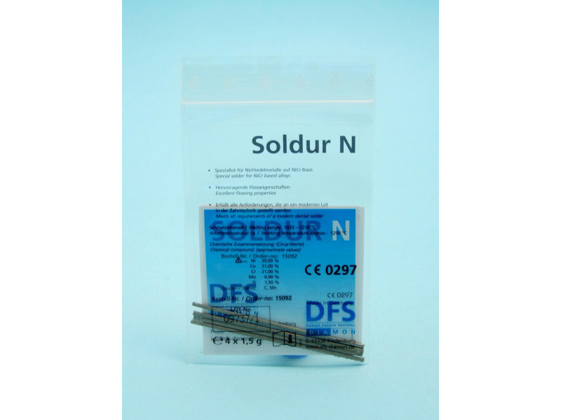 Soldur N- NiCr lutowie 4x1,5g