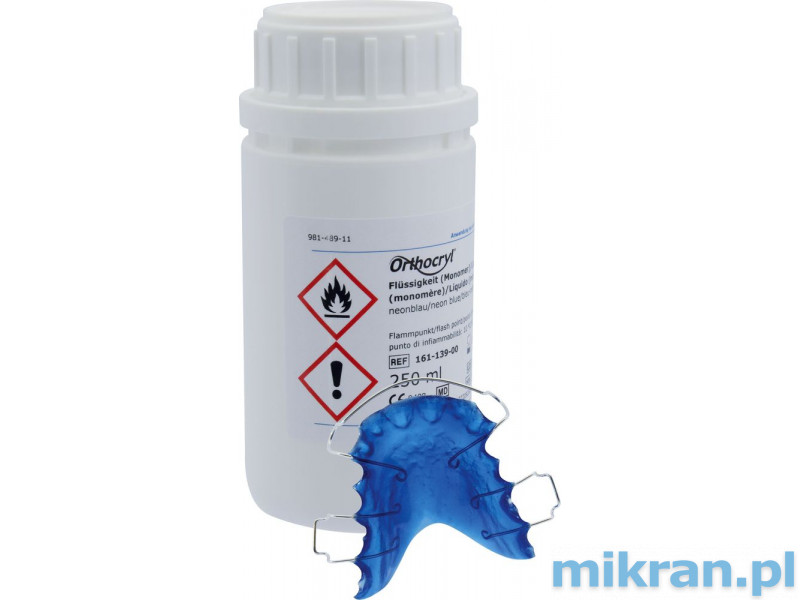 Orthocryl Neon niebieski płyn 250 ml
