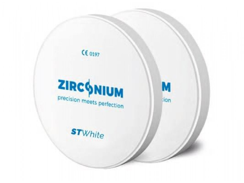 Zirconium ST White 98x10mm Wyprzedaż