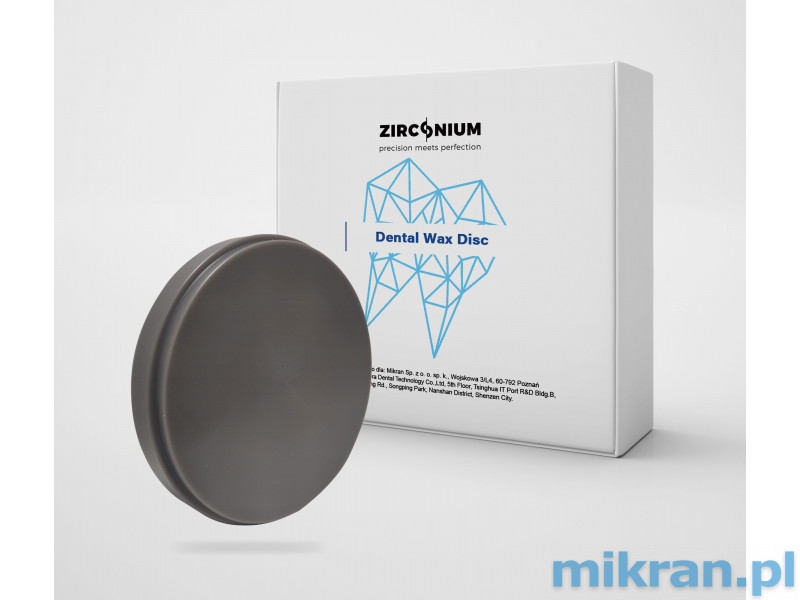 Zirconium wosk do frezowania szary 98x16mm 