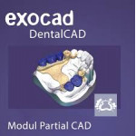 Exocad moduł Partial CAD [szkielety]