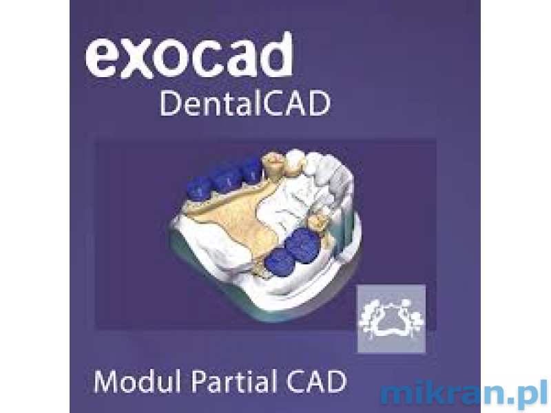 Exocad moduł Partial CAD [szkielety]