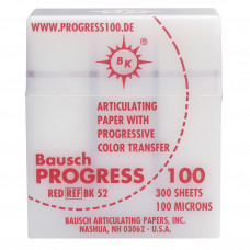 Kalka artykulacyjna Bausch PROGRESS 100 µ czerwona BK 52