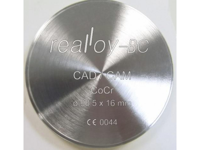 Realloy BC - krążek do frezowania CoCr 98,5x16mm