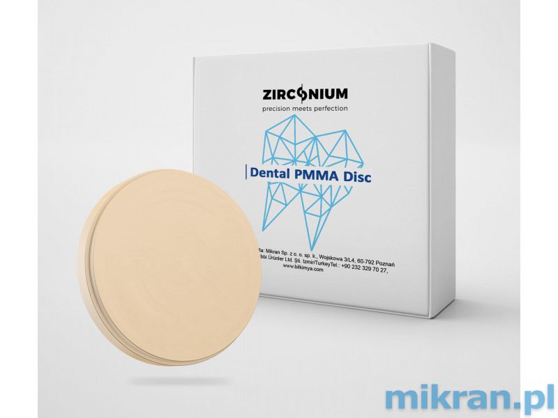 Zirconium PMMA 98x25mm