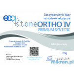 Gips IV kl. EcoStone Ortho Premium superbiały 25kg 