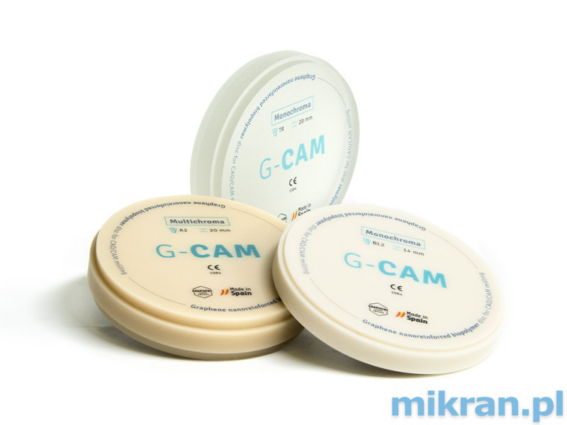G-Cam Monochroma kompozytowe dyski wzmacniane grafenem 98x20 mm