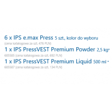 Ips e.max Press  5szt x 6 opakowań Pakiet promocyjny