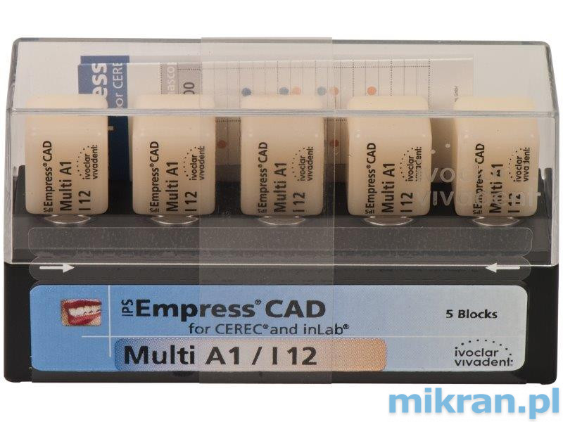 IPS Empress CAD for Cerec/InLab Multi I12 /5szt