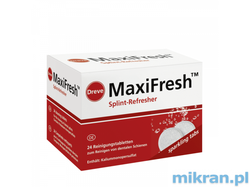 MaxiFresh tabletki czyszczące 24 sztuki